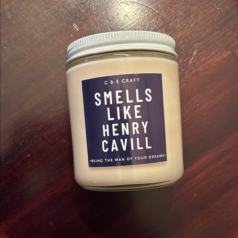 Candle - smells like Henry Cavill